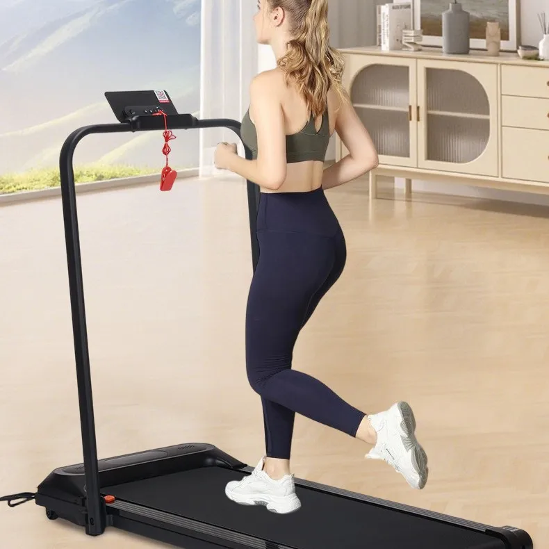 2026 2.5HP Motor Foldable Under Desk Walking Pad Quiet Smart Treadmill LED Display