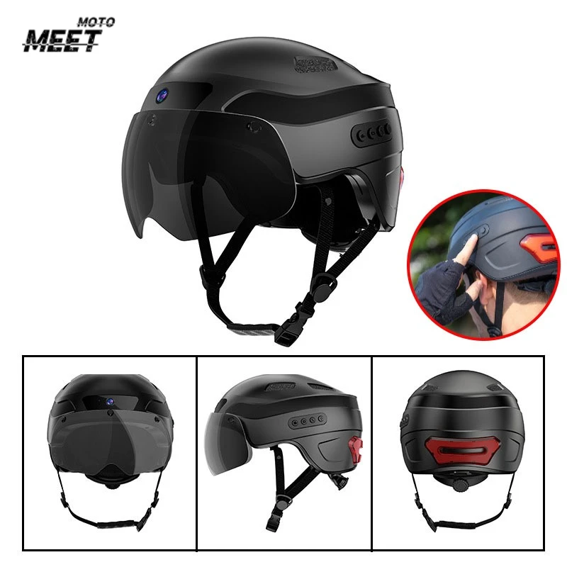 

1080p Full HD умная камера для шлема, встроенная камера, скутер, Bluetooth-вызовы, воспроизведение, высокое качество, спорт на открытом воздухе для мотоцикла или велосипеда