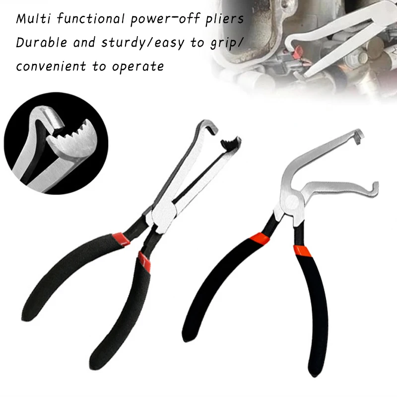 Automobile Fuel Line Tubing Oil Pipe Separation Clamp Disconnect Pliers for Fuel Filters Hose Tube Buckle Removal Tool Pipe Tool