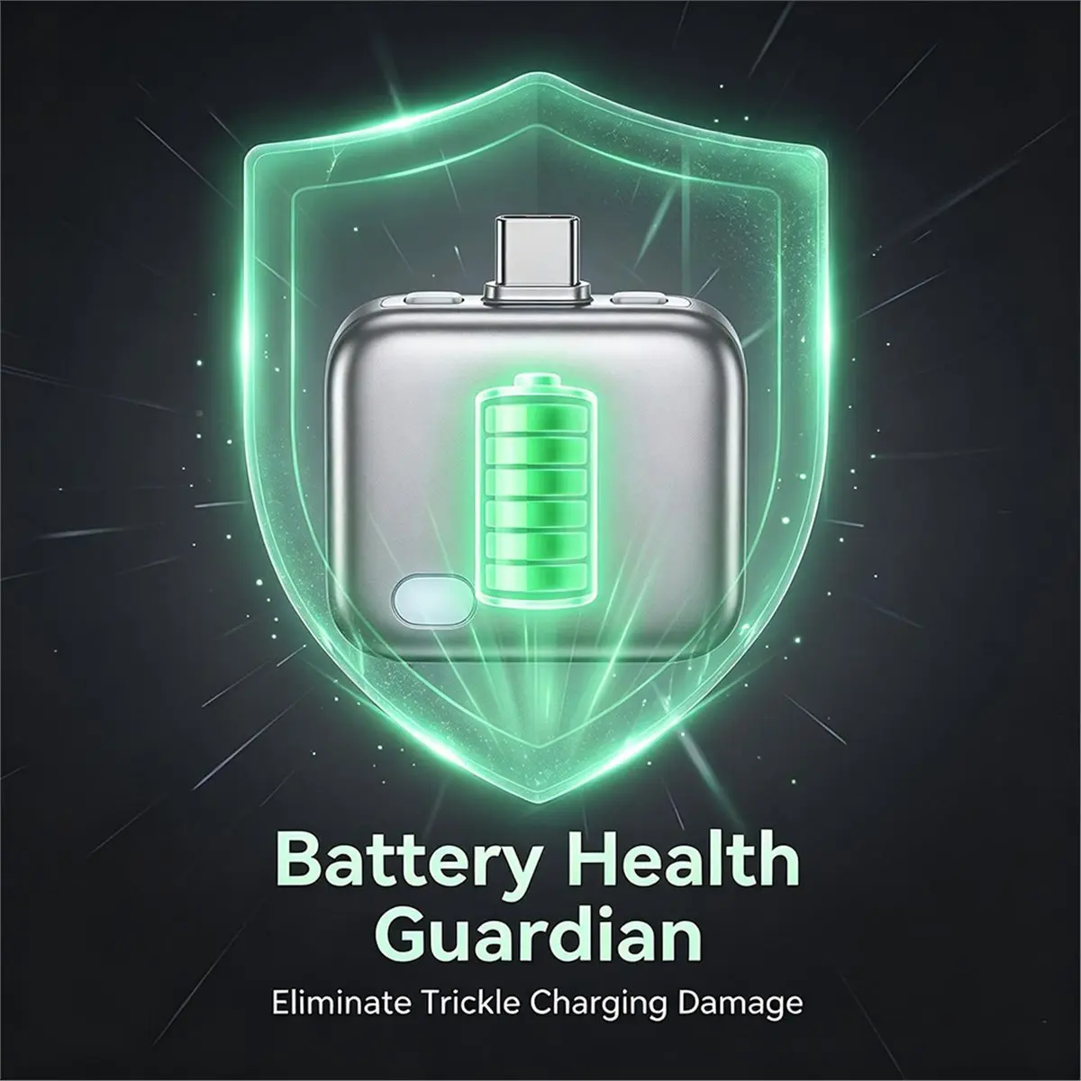 2026 NEW Type-C 140W Physical-Disconnect Battery Guard Anti-Overcharge Protection Safe Charging Auto Stop Charging Cable Adapter