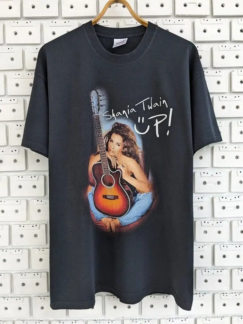 Vintage 2003 Shania Twain Up Tour T Shirt Country Pop Music Singer For Fans