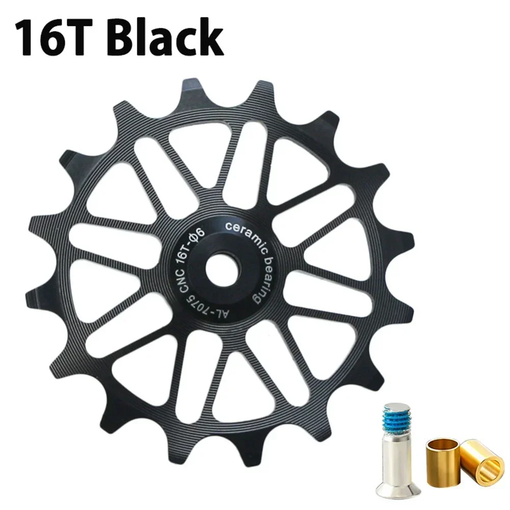

High Quality Bicycle Pulley MTB Road Bike Replacement 68/77mm Ceramic Bearing Ceramic+Aluminum Alloy For 7-12 Speed