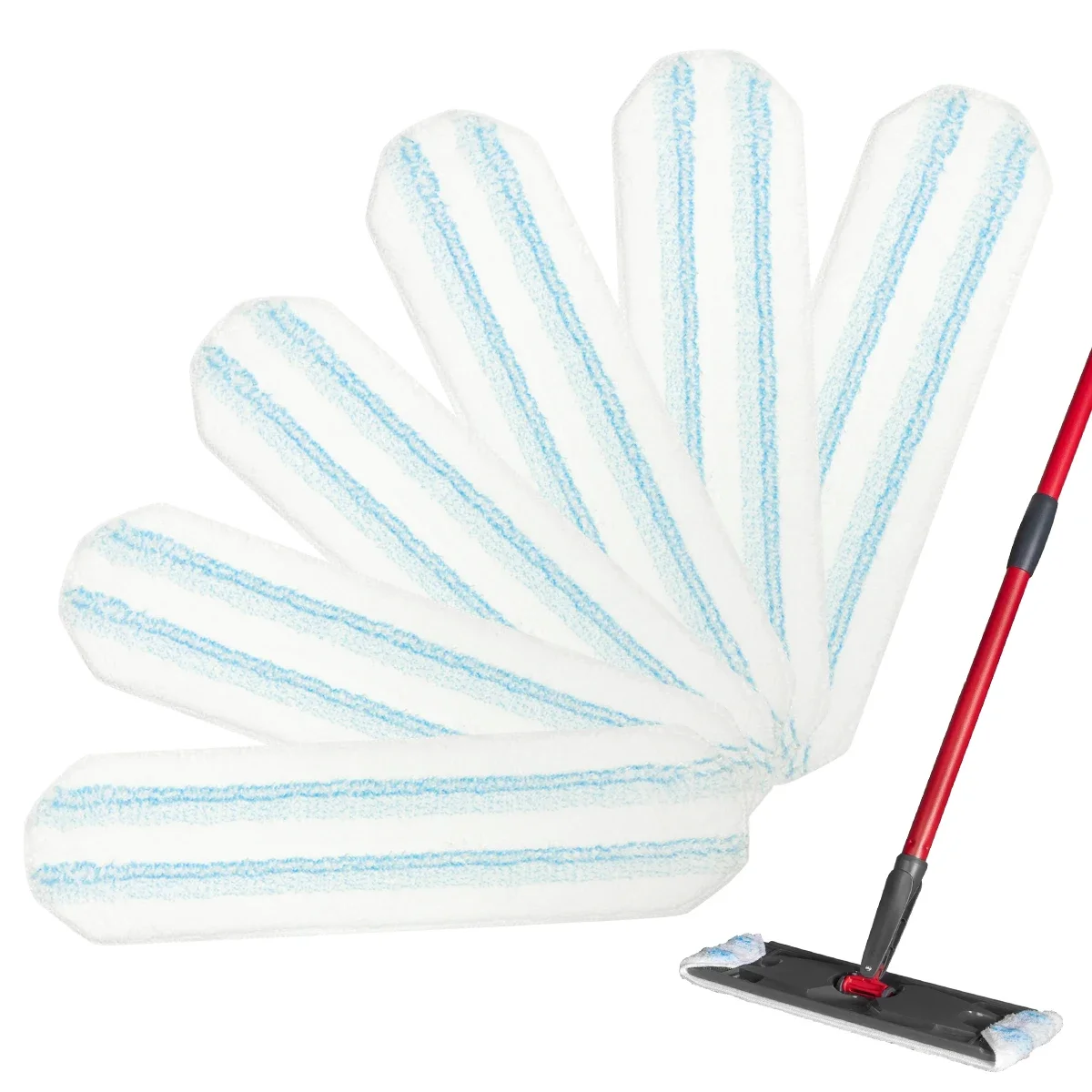 

4/8 шт. сменные тряпки для Vileda H2prO/O-Cedar H2prO плоская система швабры, моющаяся многоразовая накладка для швабры из микрофибры