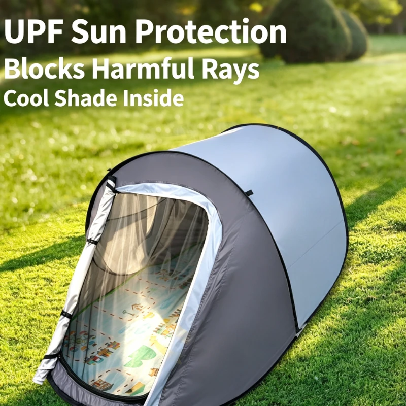 Tunnel Camping Tent With Double Doors And Mesh Windows For Family Hiking Backpacking Shelter Windproof