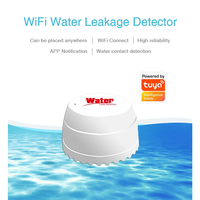 A03F-Wireless Flood Alarm Sensor With Tuya Smart Wifi Water Leak Detector Detection And Real-Time App Alerts For Alexa/Google Ho
