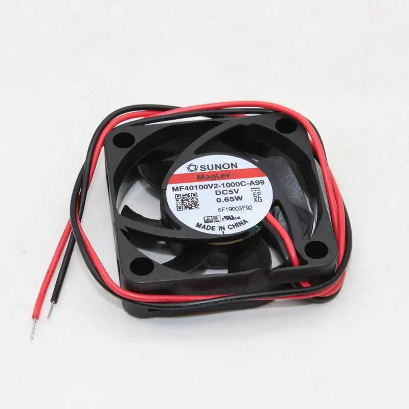 SUNON MF40100V2-1000C-A99 تيار مستمر 5 فولت 0.65 واط 40x40x10 مللي متر 2-سلك خادم مروحة التبريد