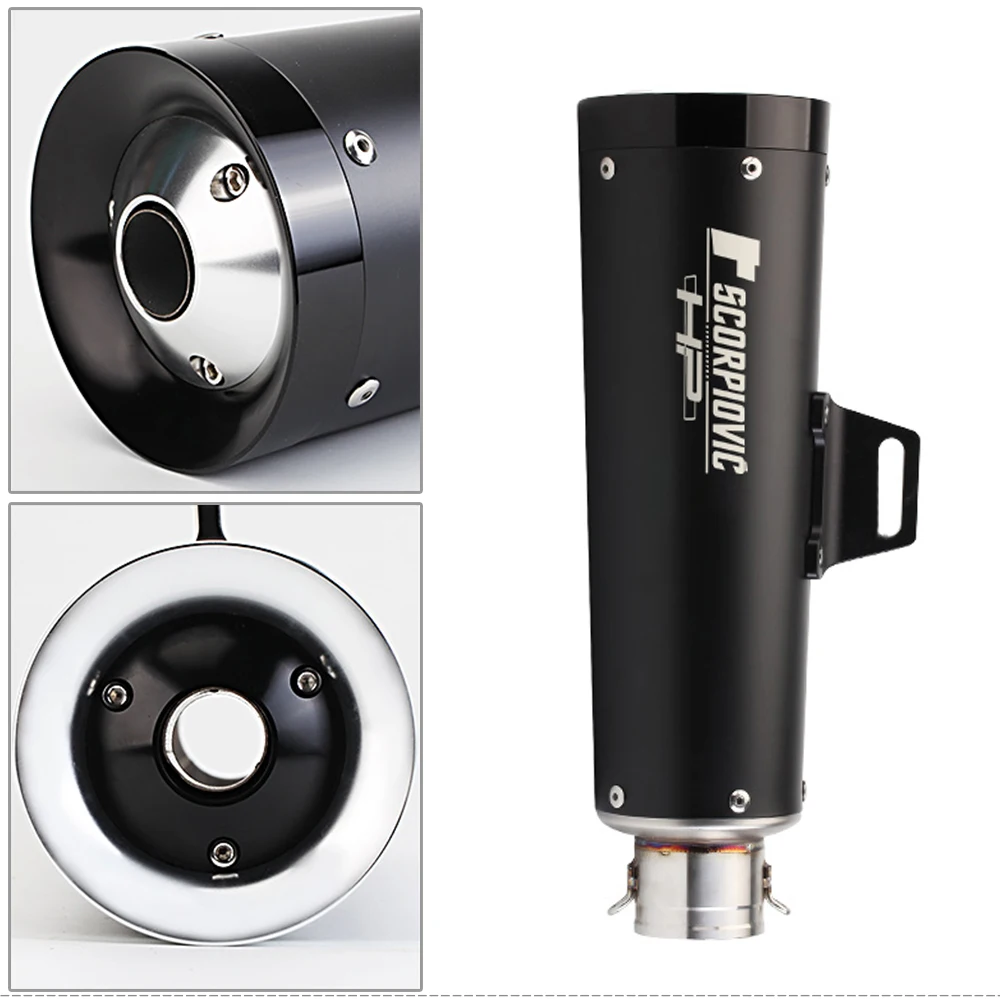 51MM diameter stainless steel tail exhaust pipe modified exhaust pipe mt07