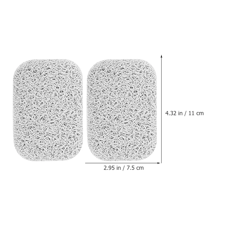 

10pcs For Bathroom Sink Shower Bar Holder Self-Draining Dish Pvc Sponge Holder Decorative Soap Tray Kitchen Bathroom Travel Soap