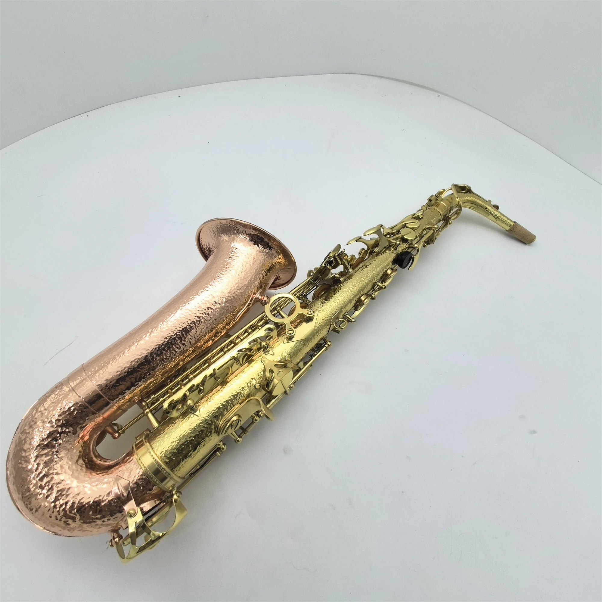 MARGEWATE Bb Tenor Saxophone Phosphor Bronze Gold Lacquer B Flat Saxophone Playing Musical Instrument Sax with Case Accessories