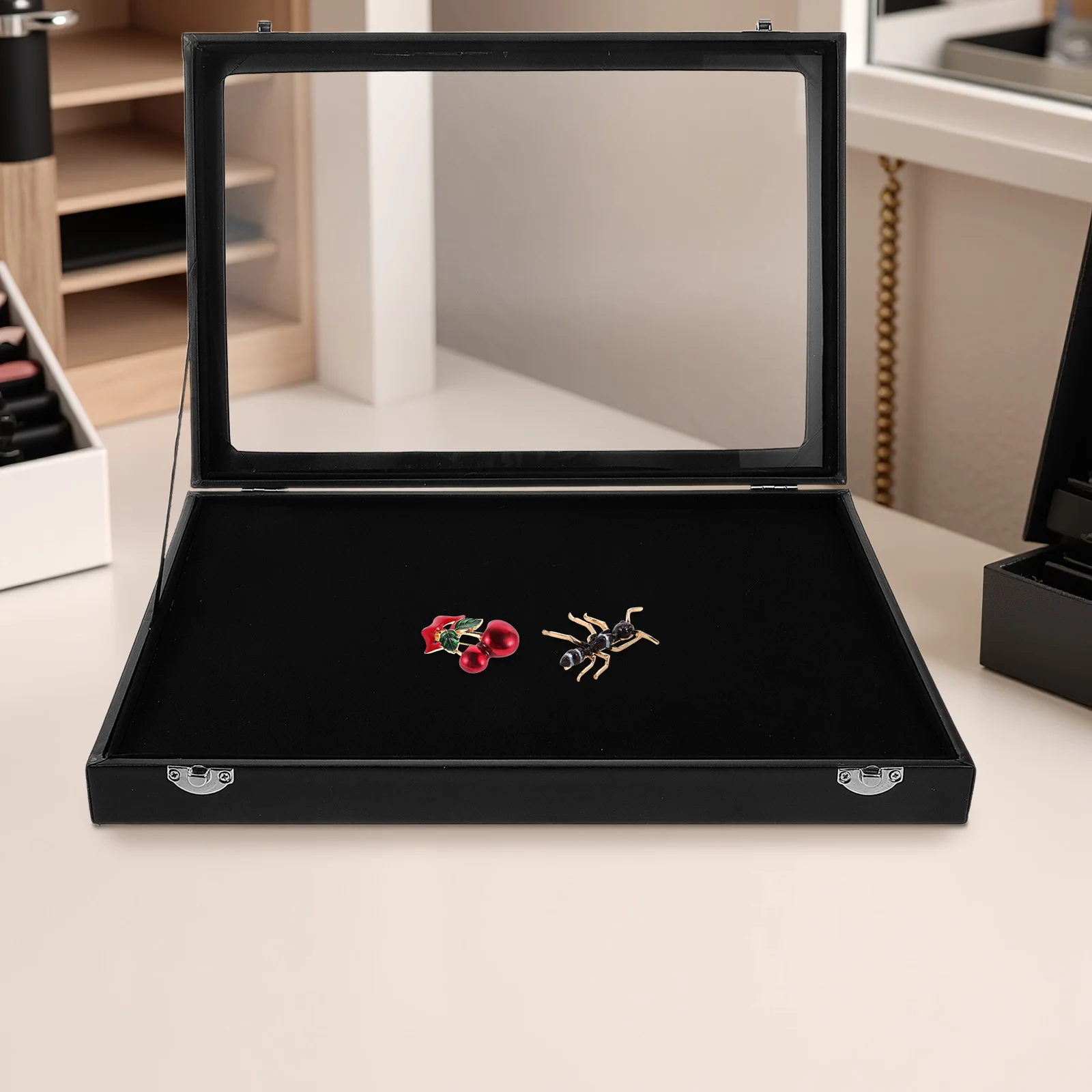 

1 комплект, эмалированная витрина для булавок, элегантный настенный настольный органайзер для булавок, держатель для броши, устойчивая подставка для дисплея