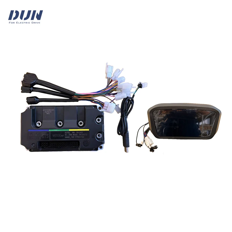 em180 GTS VOTOL Boost 250A Peak 490A Hall Sensor BLDC Controlle with N7 Display for 3000-5000W In-wheel Hub Mid-Drive Motor