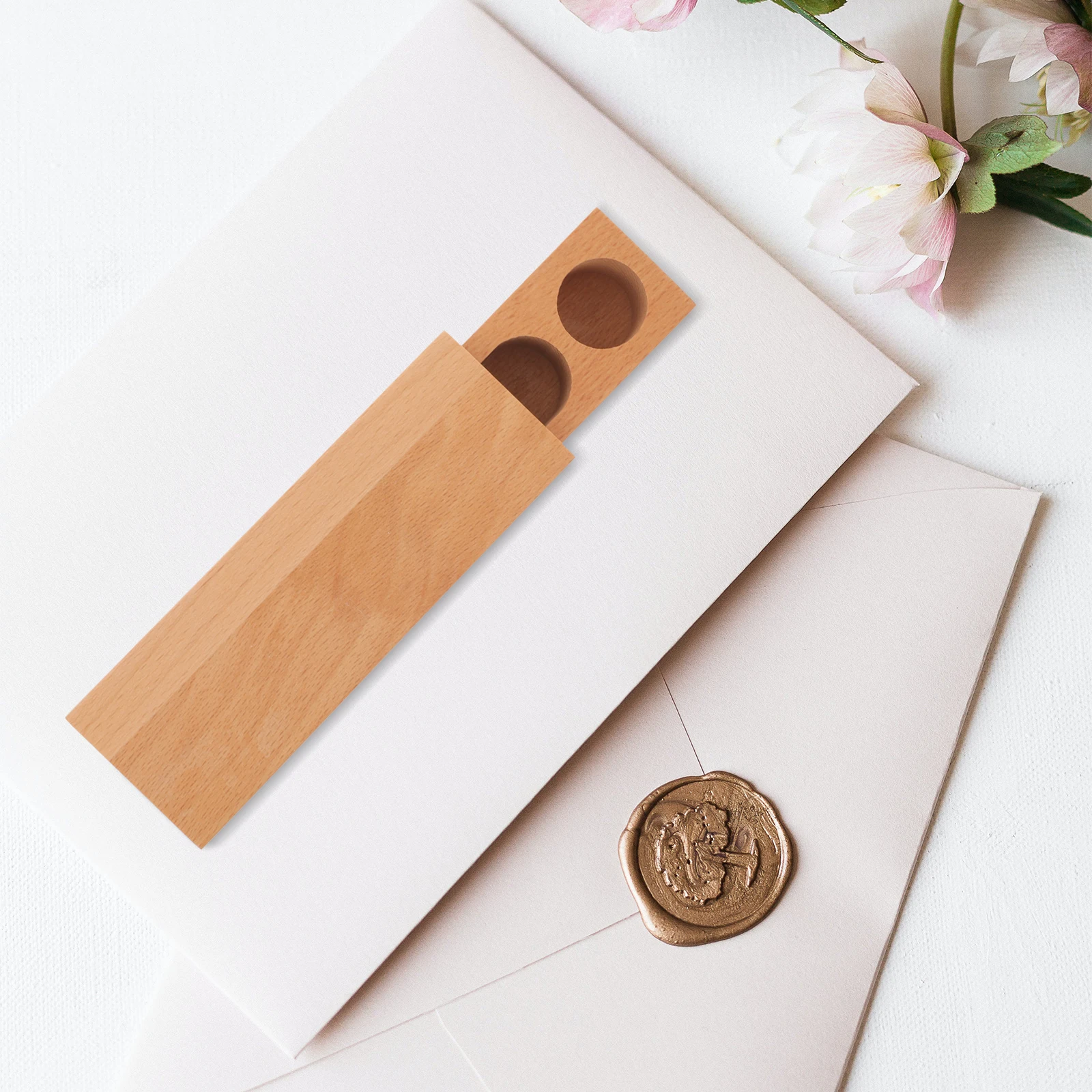 

Wood Storage Box Ample Capacity Inkpad Organizer Case Calligraphy Portable Seal Box Plastic Stamper