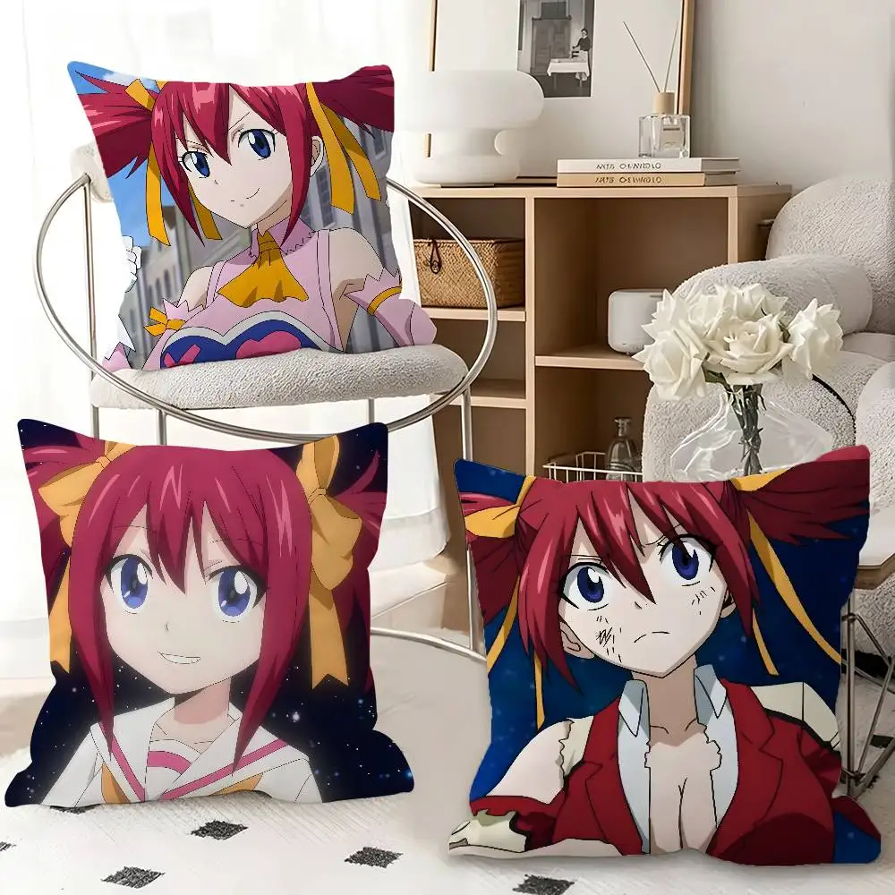 1pc Chelia Blendy Fairy Tail Pillow Case Fashion Square Pillowcase Bedroom Sofa Room Ins Decoration Leisure