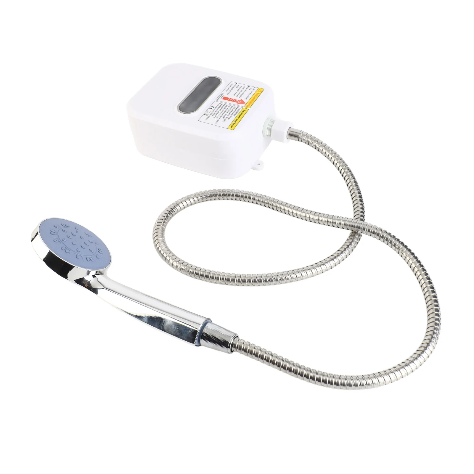 Small Instant Electric Water Heater LCD Temperature Display Water Heating Device IPX4 Quick Heating Water Heating Shower Set