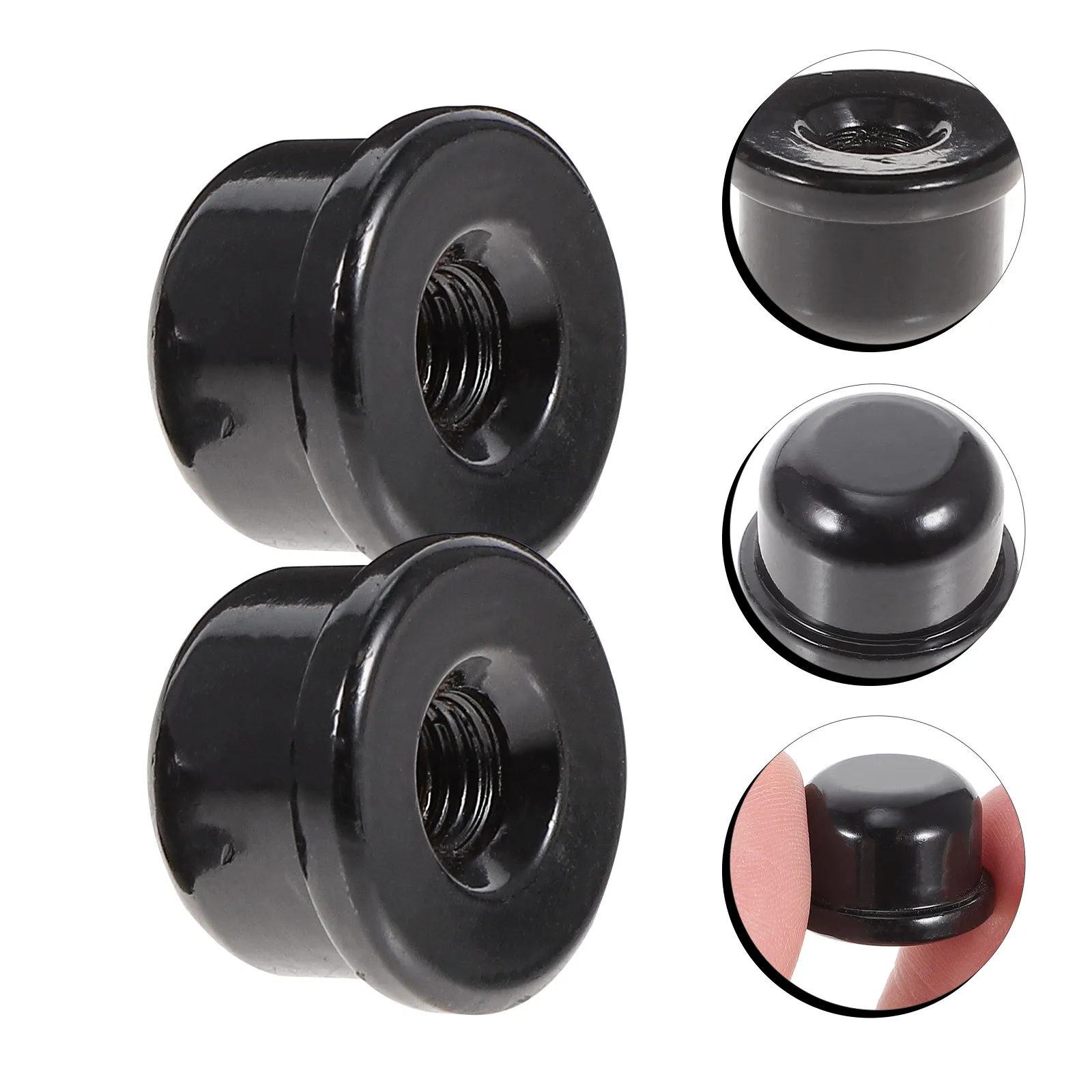 

8Pcs Harp Lamp Finial Knob Light Screw Cap Decor for Table Floor Lamps DIY Home Restaurant Coffee Shop Solid Metal Lamp Finials