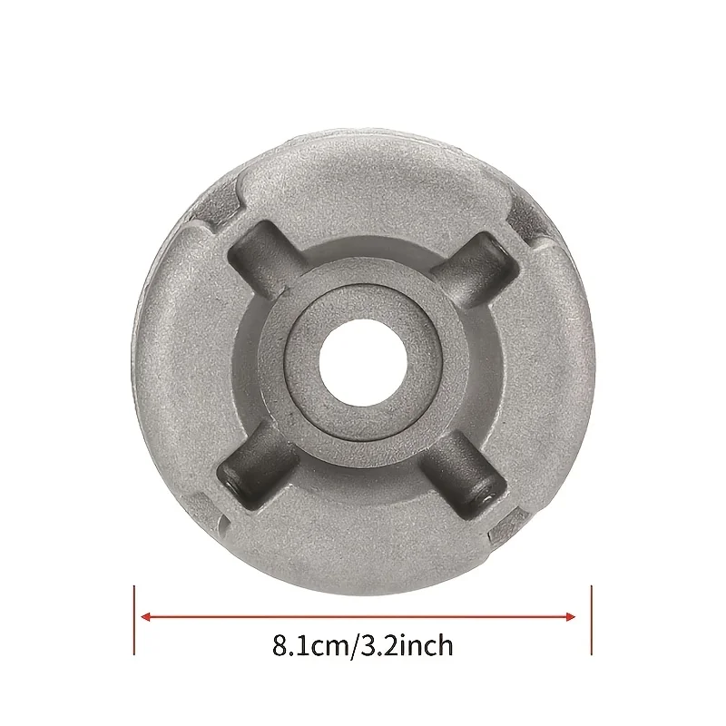 Garten-Trimmset Aluminium-Schutzabdeckung 1 Aluminium-Trimmerkopf 20 Ersatz-Stahldrähte Rasenmäher-Ersatzteile – Detail 4