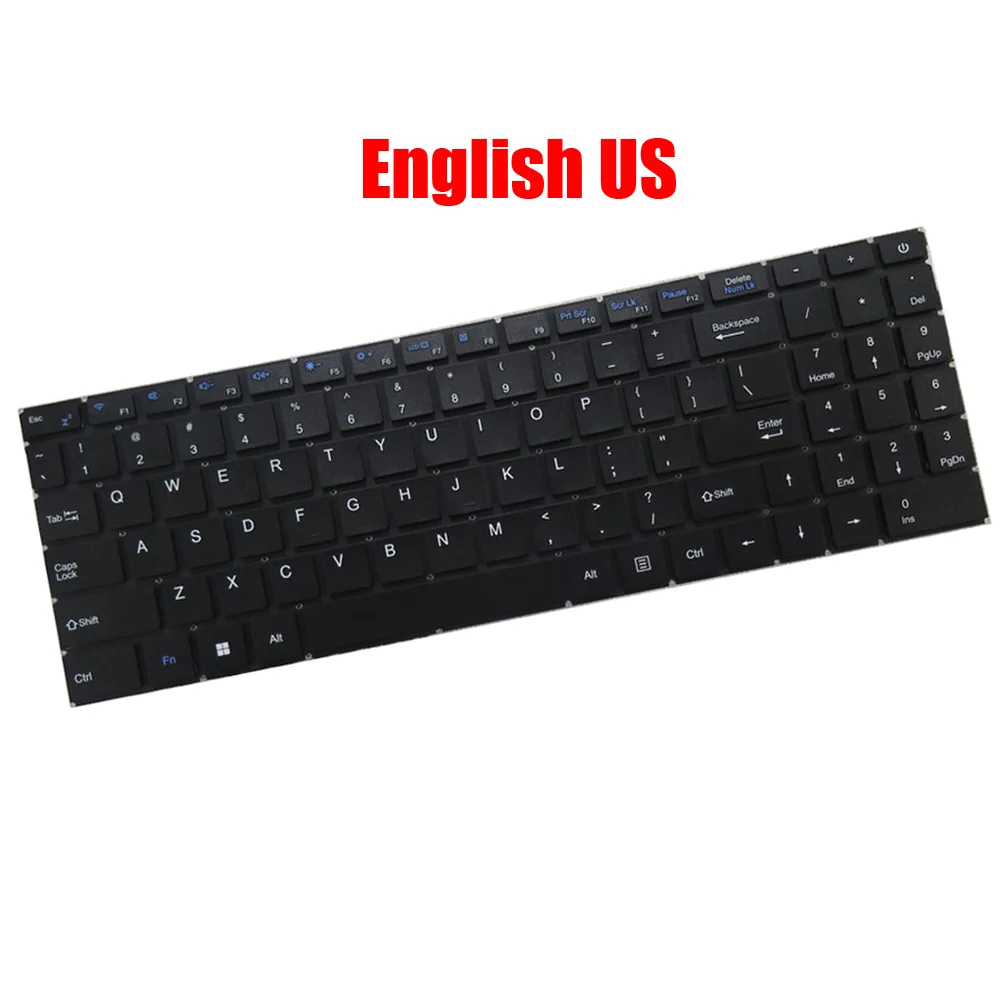 

Laptop Keyboard For Hasee X5 A9 HW15S02 English US Without Backlit Black New