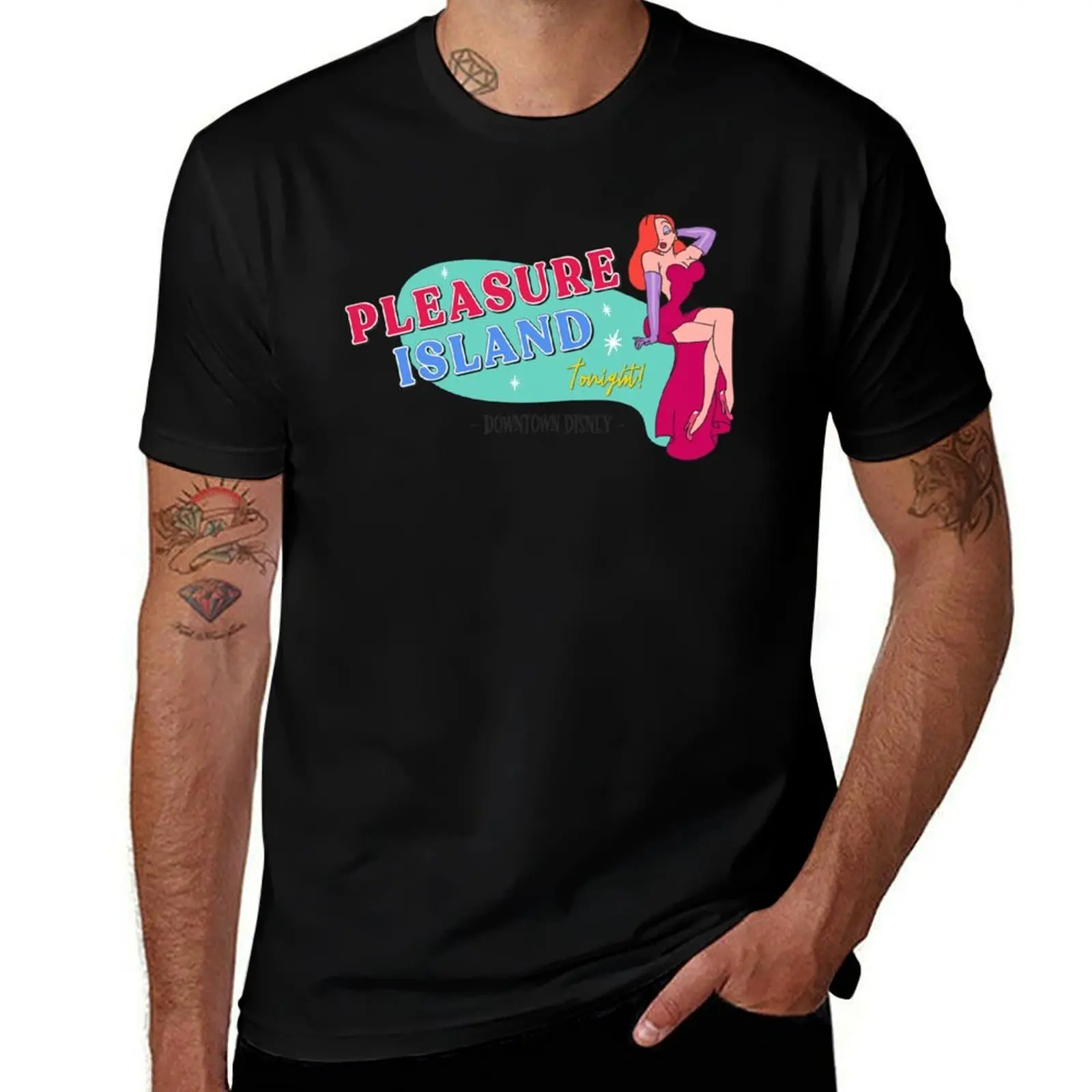 

Pleasure Island - Jessica Rabbit T-Shirt Plus Size Short Sleeve T-Shirt