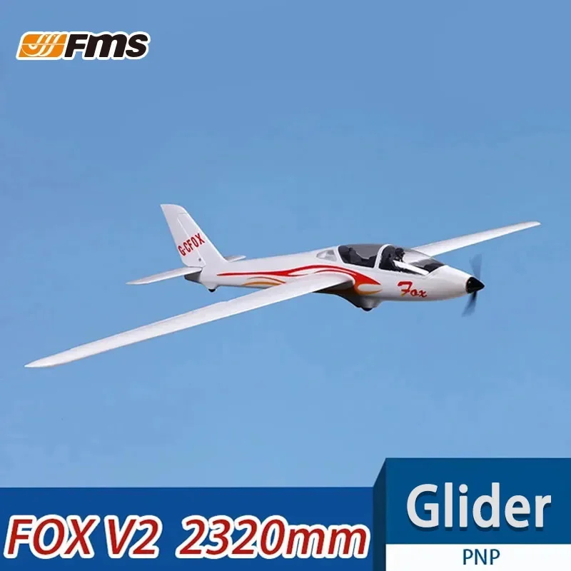 Fms 2320mm Extra Large Wingspan Fox V2 Rc Glider Aircraft Model Electric Remote Control Aircraft Fixed Wing Foam Machine