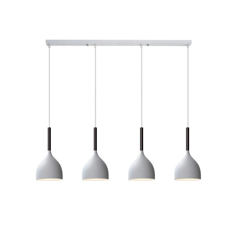 Nordic restaurant E27 LED chandelier modern simple creative personality bar lamp household dining room hanging lamp