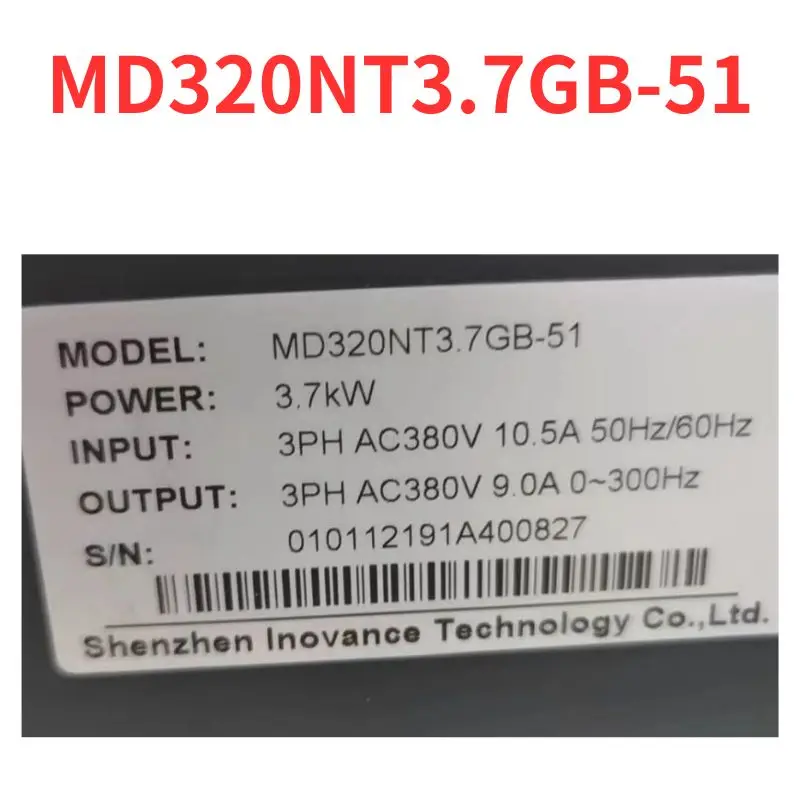 

90% new MD320NT3.7GB-51 frequency converter tested OK