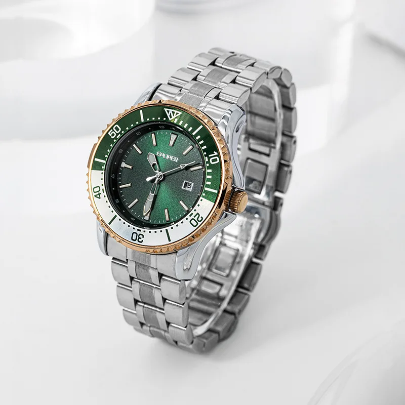 Stylish and casual men's calendar luminous watch, understated luxury, versatile, suitable for the workplace, simple and trendy.