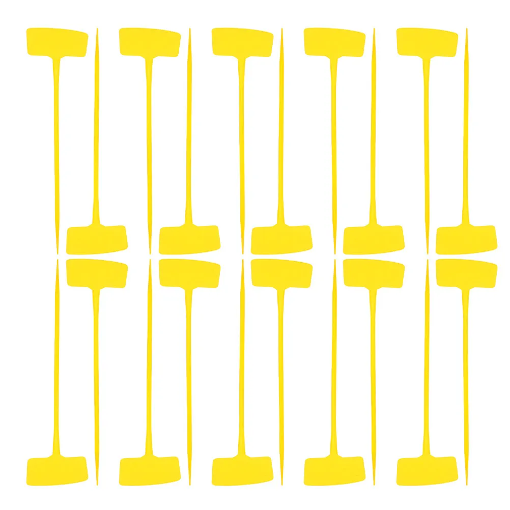 20pcs Garden Plant Labels – Slanted Arch-Shaped Plastic Stake Tags for Vegetables, Flowers & Outdoor Use