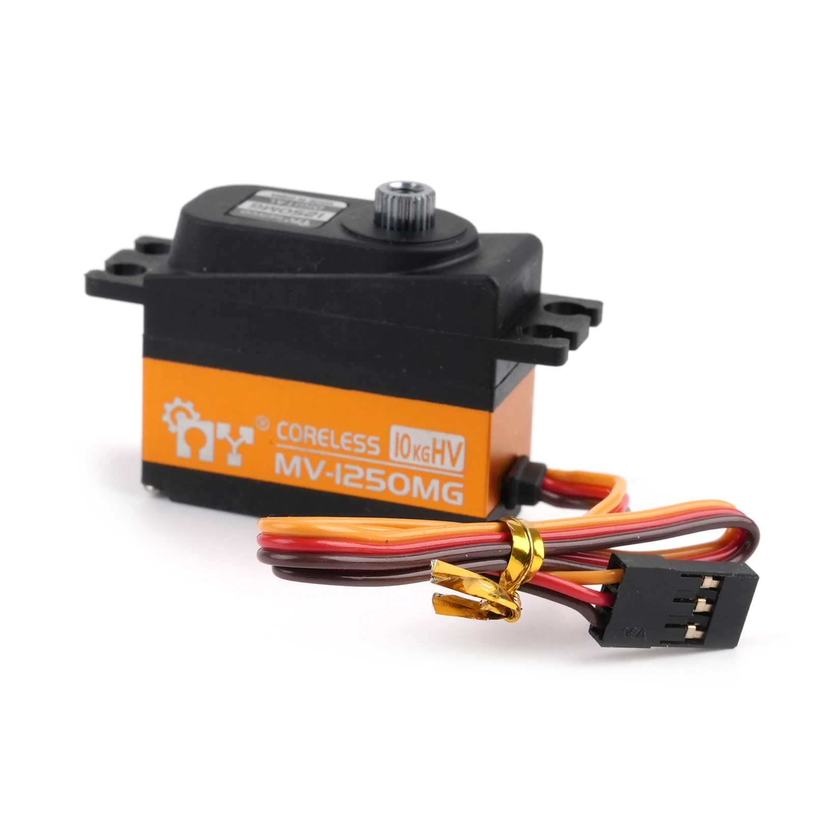 MV-1250MG 10kg 高圧メタルギアデジタルサーボ 180 度コアレスモーターサーボ部品 RC ロボット/車/航空機モデル用