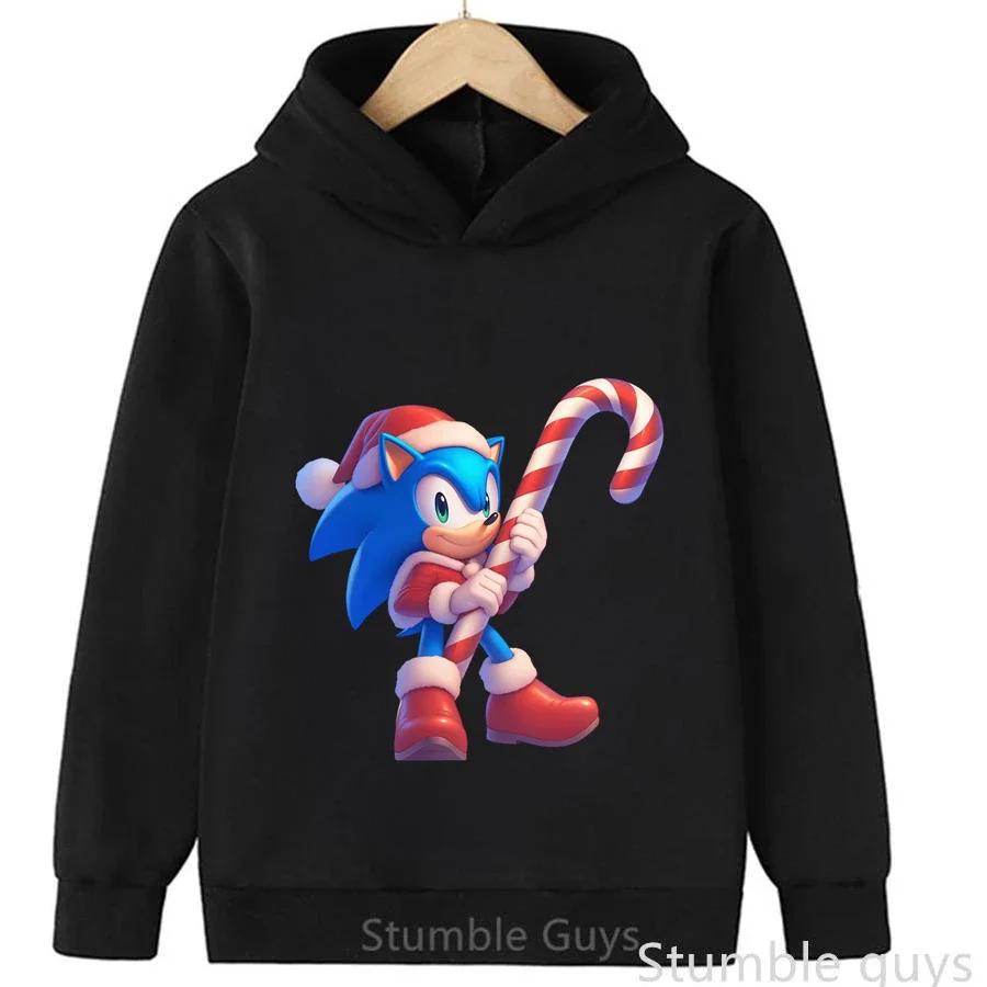 Anime Sonic enfants sweat à capuche Trucksuit automne garçons filles dessin animé vêtements cadeau de noël à la mode Match jupes sweat-shirt ​