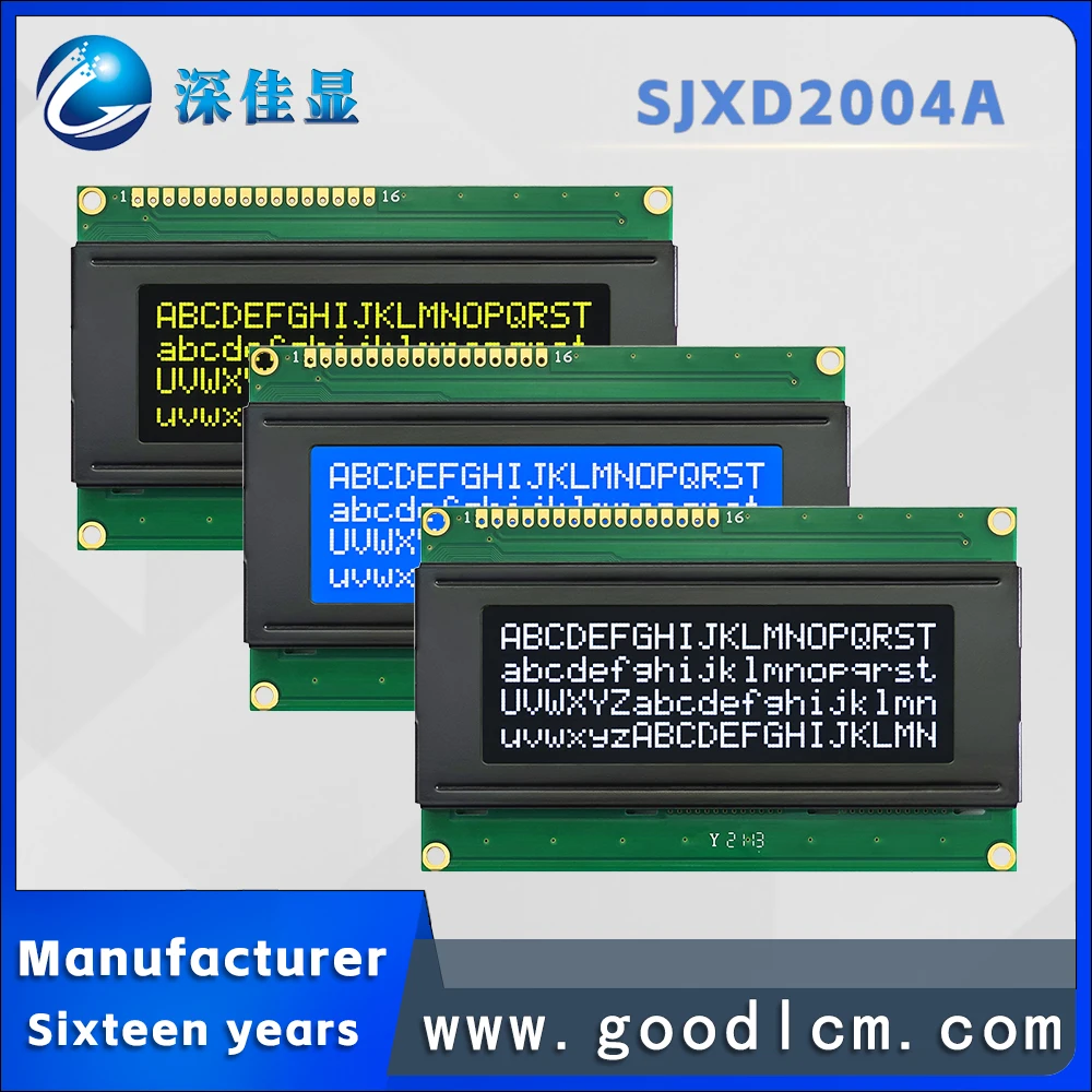 

Экономичный ЖК-дисплей 20X4 символов ЖК-матричный экран SJXD2004A VA цифровой экран промышленный 20*4 цифровой модуль дисплея LCM