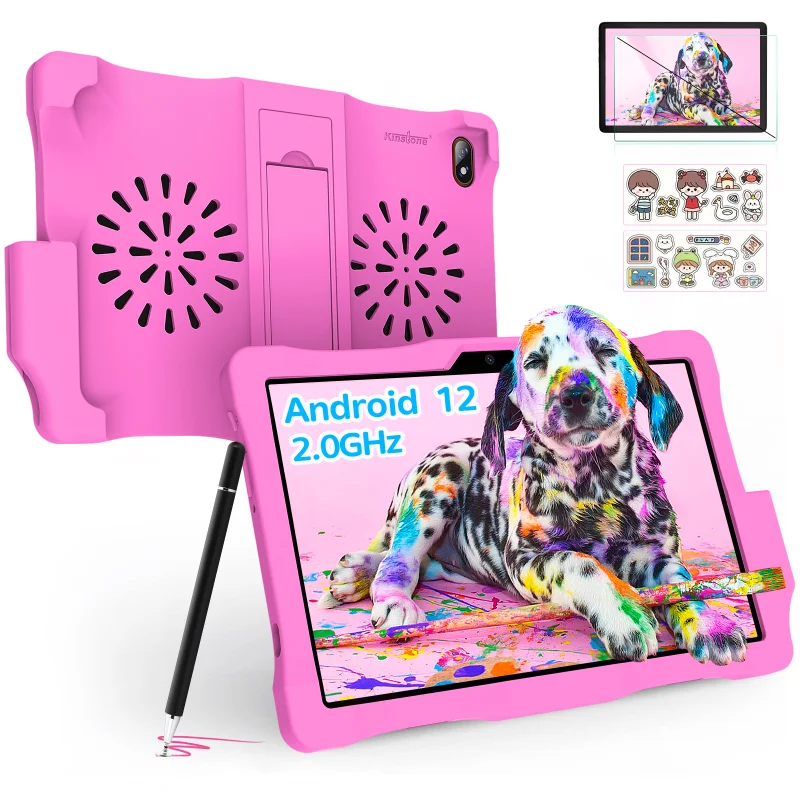 Imagem -05 - Tipo-c 10.1 Polegadas Android12 Kid Tablet T310 Quad-core 2.0ghz 6000mah 3gb Mais 32gb 1280x800 Ips Câmera Dupla com Estojo à Prova de Crianças