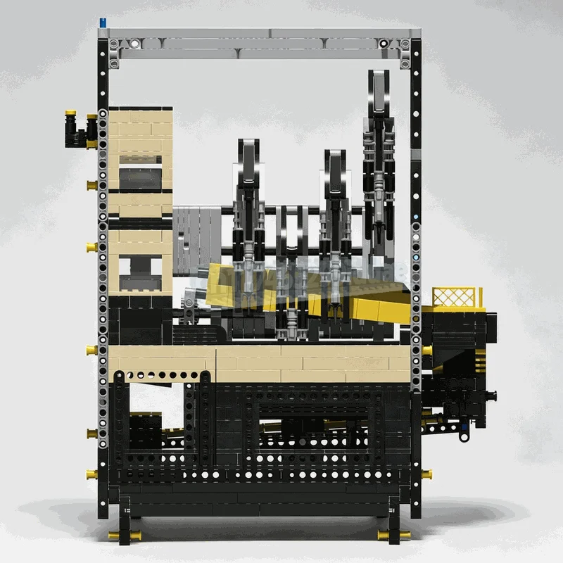 NEW 2056PCS GBC Tower 2 Module 7 Marble Run MOC Creative Model Custom Puzzles Technical DIY Assembly Building Blocks Toy Gifts