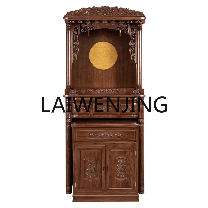 

Buddhist Shrine Chinese Clothes Closet Household Solid Wood Altar Buddha Shrine Simple Buddha Cabinet Shrine