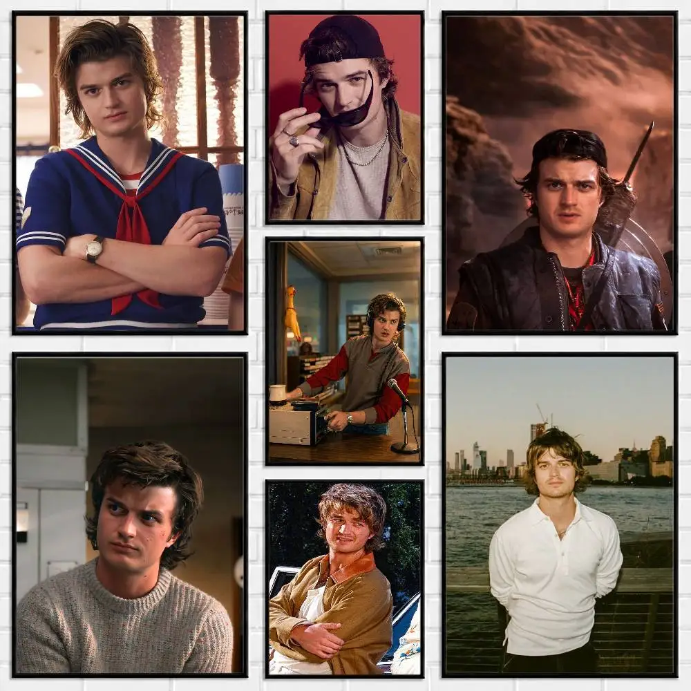 Joe Keery Stranger Poster Versatile HD Waterproof Wall Art Self-Adhesive Decor for Any Space Ideal Gift