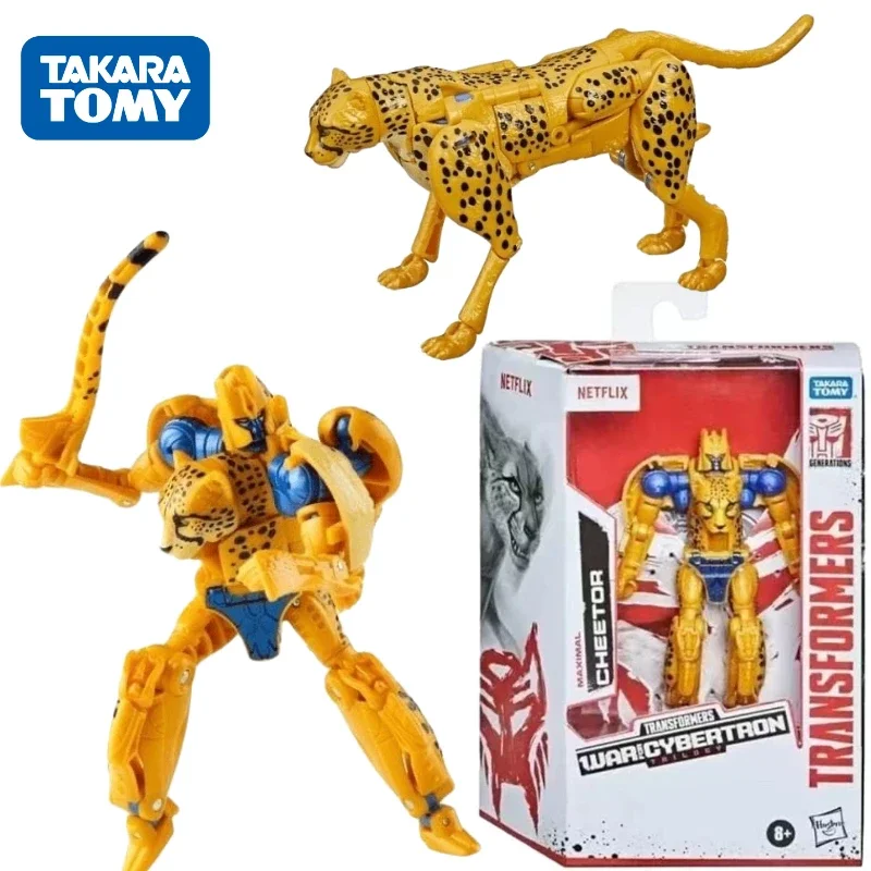 TransDevices Action Robot Toys, War for CybertronNetflix Limited Cheetor, Figurines d'action, Cadeaux, Loisirs, En stock