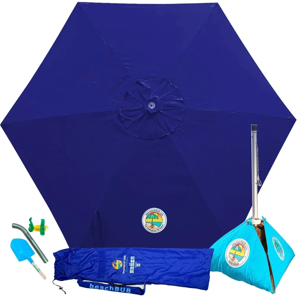 

ALL-IN-ONE BEACH UMBRELLA SYSTEM. Includes ULTRA Base (compliant with the ASTM F3681-24 Beach Umbrella Safety Standard)