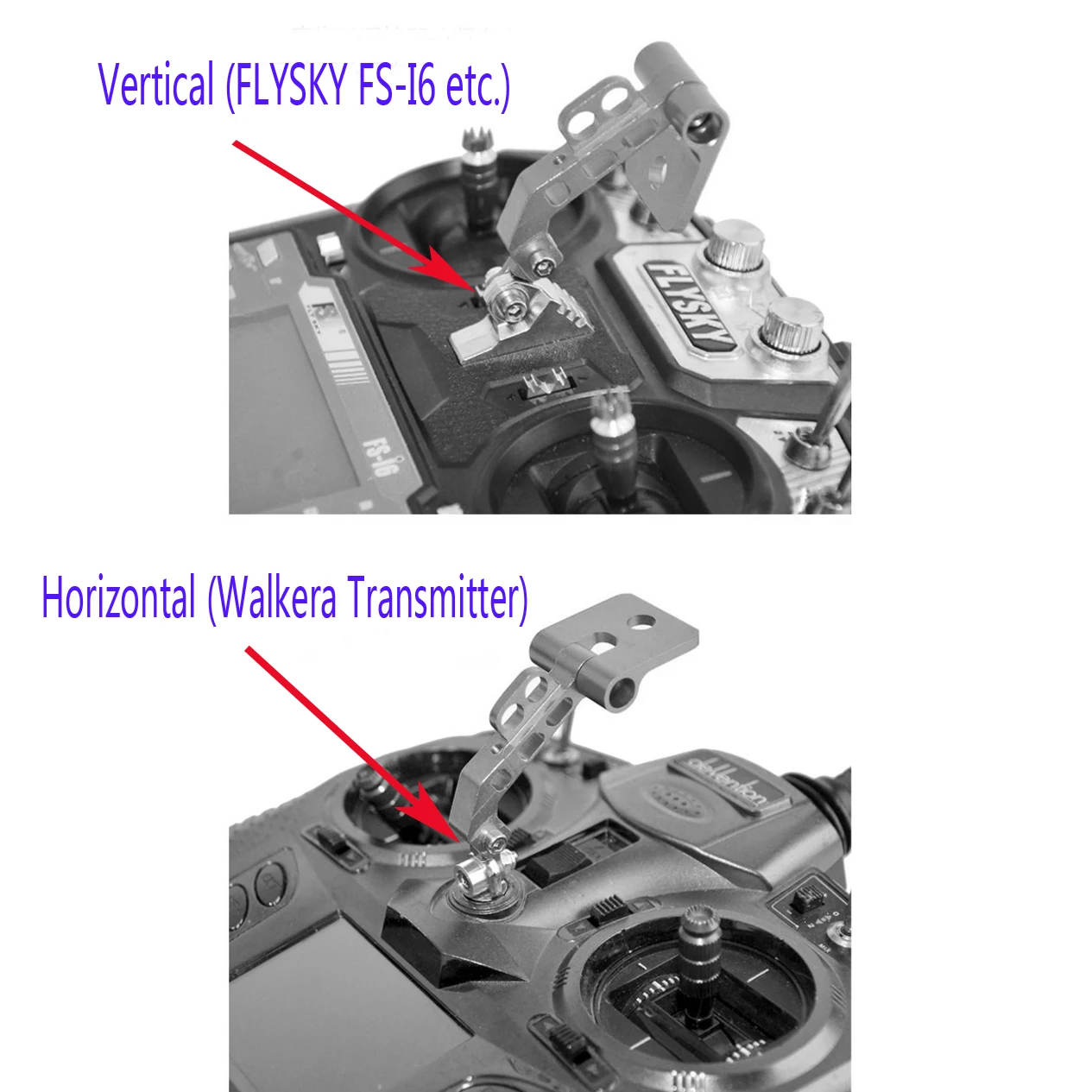 Staffa universale per telefono con supporto per trasmettitore in metallo per Futaba DJI Phantom 3 4