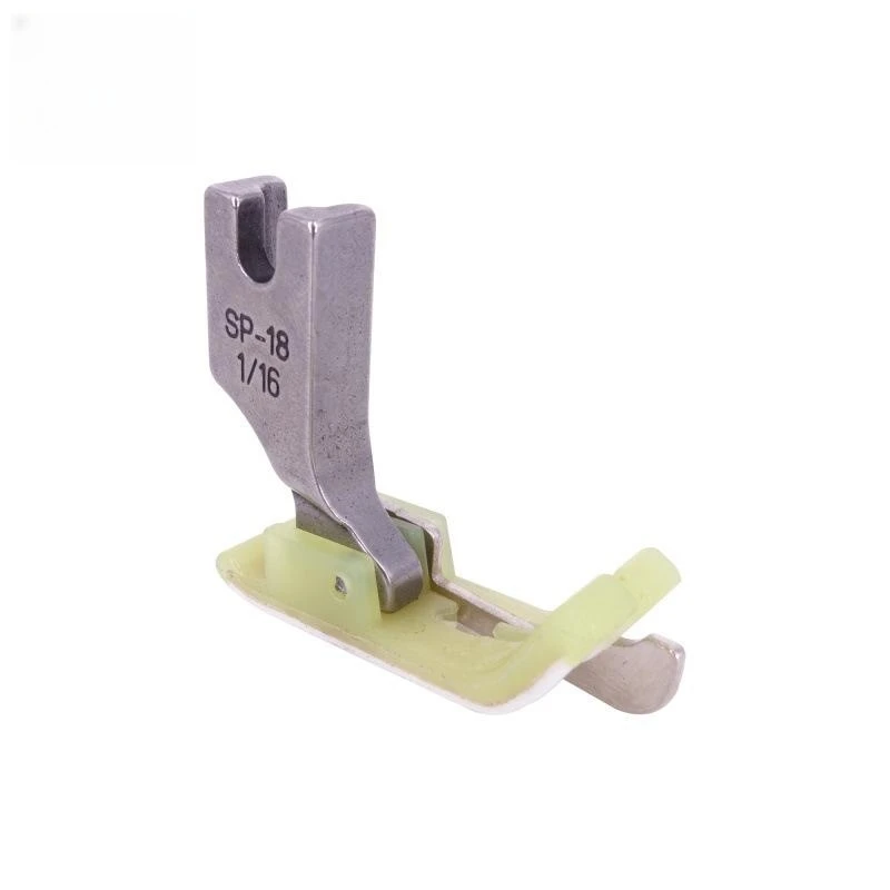 SP-18 Left and Right Side Stop Plastic Presser Foot Flat Plastic Presser Foot with Knife Open Thread Tangent Foot