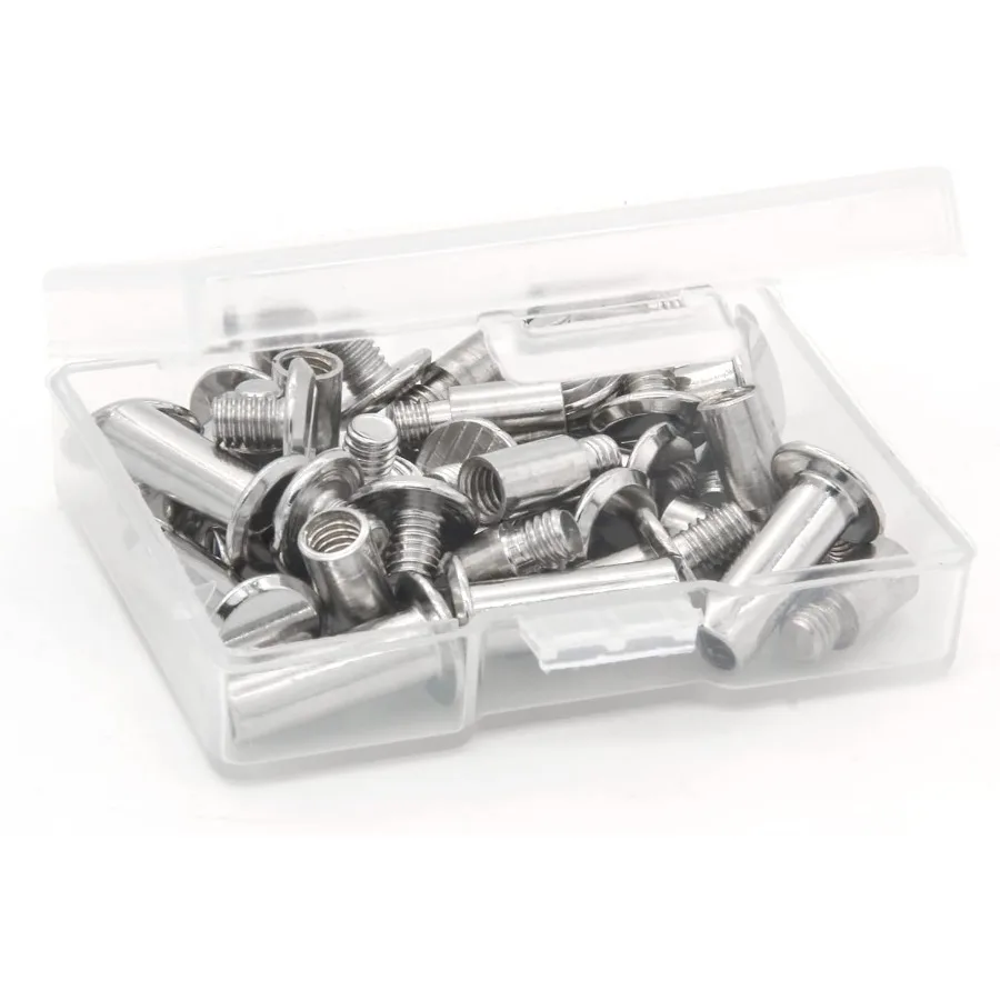 30 Pack Chicago Screws and Extention Posts for Binding Extending Scrapbook Photo Album Refill Pages Compatible with Pioneer Pho