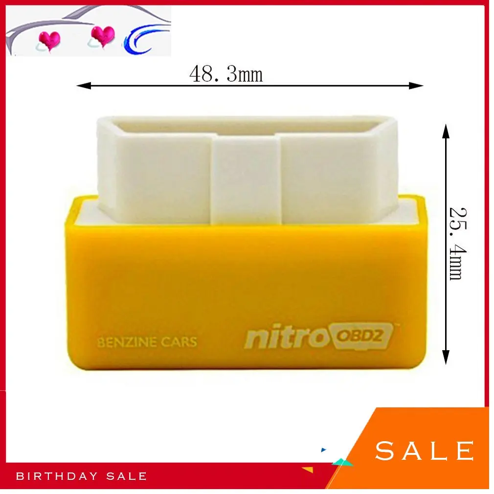 

Nitro Obd2 Ecoobd2 Ecu Chip Tuning Box Plug & Driver Nitroobd2 Eco Obd2 For Benzine Diesel Car 15% Fuel Save More Power