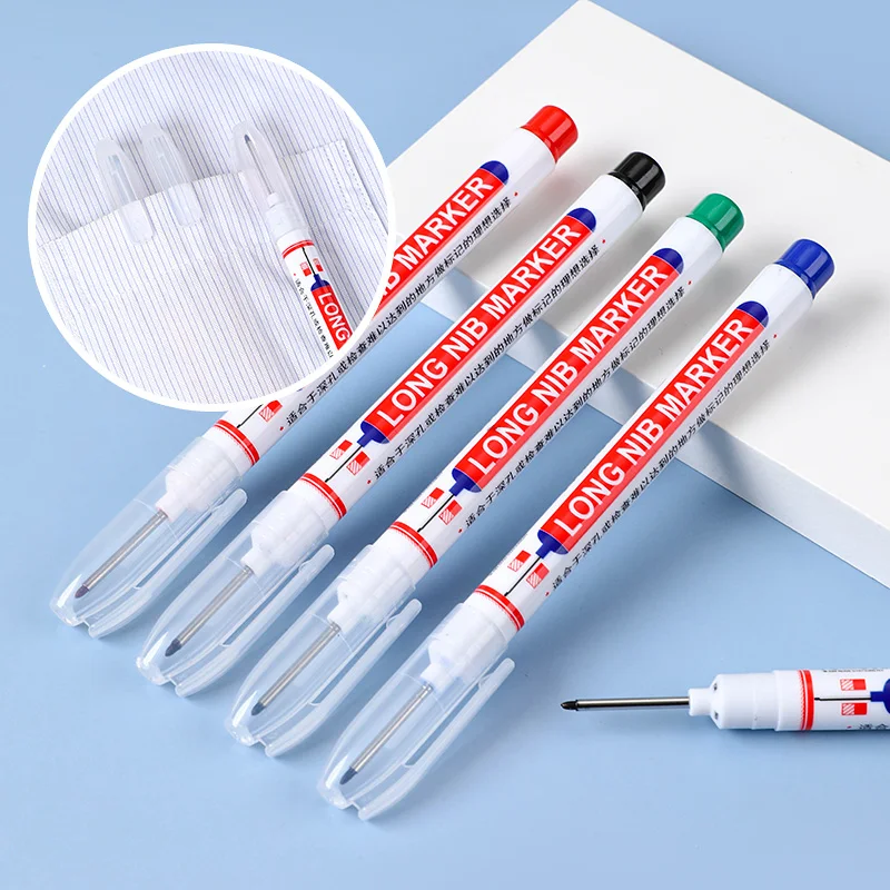 120pcs Deep Hole Long Nib Markers Pens For Multi-purpose Bulk