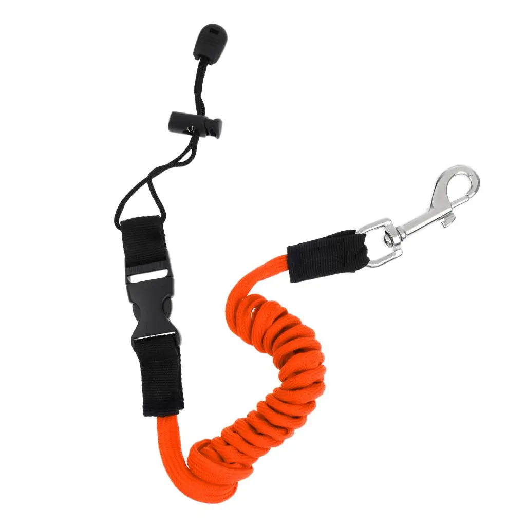 Fishing Rod Cord Elastic Kayak Paddle Leash TPU Material Bungee Tie Rope Secure Lanyard for Canoe Accessory