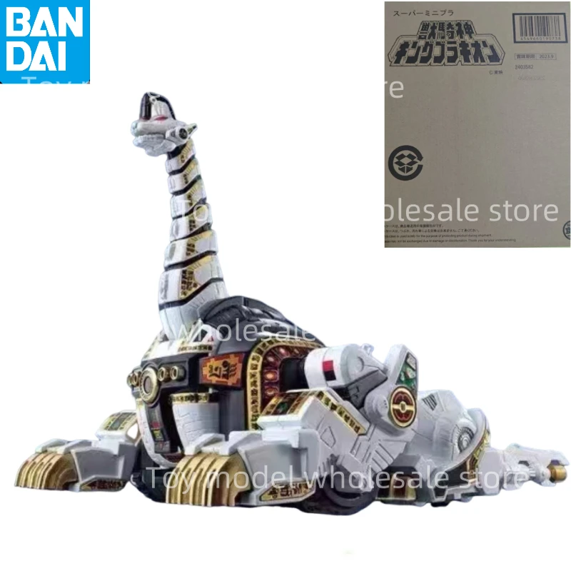 متوفر في المخزون الأصلي BANDAI SMP Mighty Morphin Power Rangers Megazord Dragonzord Titanus Ver. لعبة شخصيات أنيمي البلاستيكية