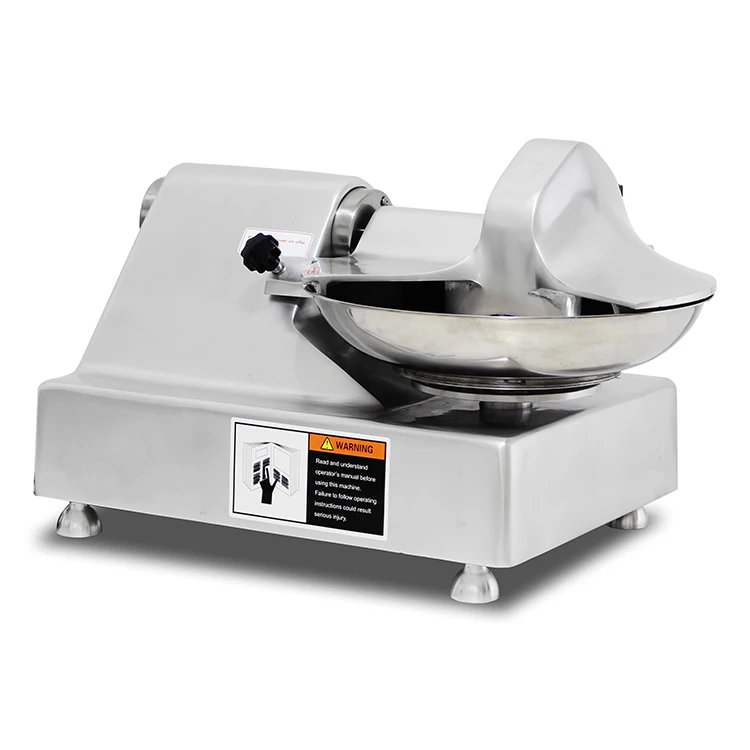 

HLQ-8 550W Commercial Electric Meat Bowl Cutter Machine with 4KG Bowl Capacity