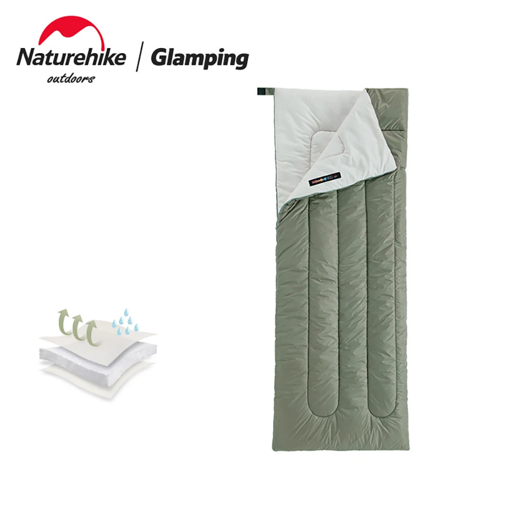 

Naturehike Ultralight Envelope Type Goose Down 790g Sleeping Bags for Winter Camping NH18Y011-R