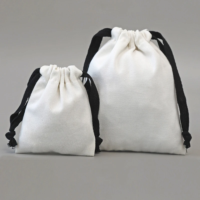 Sac à poussière en coton écologique, Logo personnalisé, sac à cordon, emballage de chaussures en tissu pour femmes, cordon en tissu, rangement de cordes, pochette de bijoux