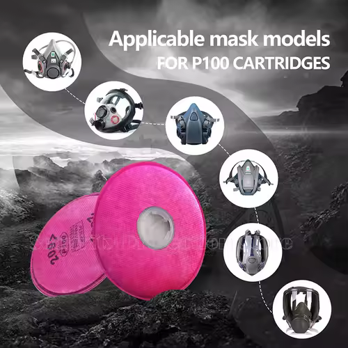 Lots of Painting Spray Industry 2091/2097 Particulate filter P100 for 3m 6800 7502 6200 Series Respirator Dust Mask - Image 6