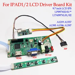 For LP097X02 Screen Driver Board IPAD1 IPAD2 LCD Control Motherboard LTN097X02 9.7inch IPS LCD Screen Modification Display HDMI