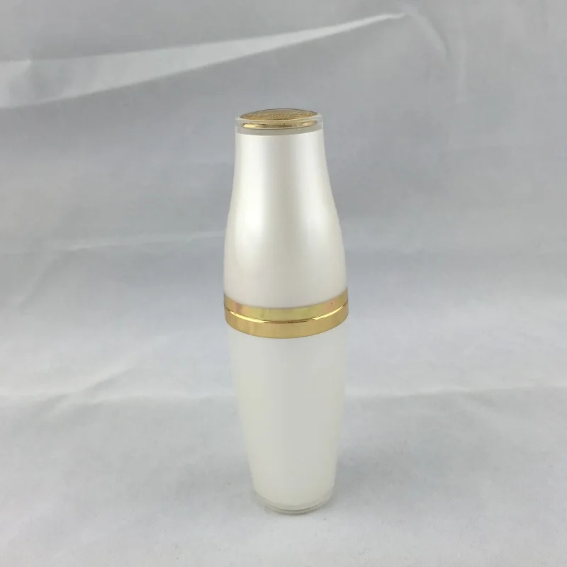 

30ML pearl white bowl shape acrylic pump bottle serum/lotion/emulsion/foundation/gel moisture toner essence cosmetic packing