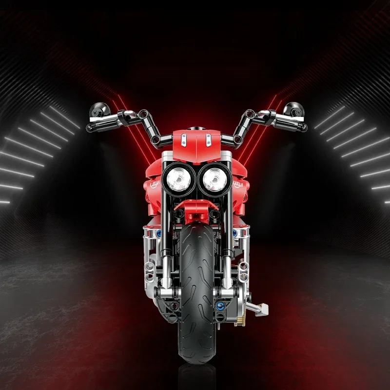 الدراجات النارية التقنية 1:8 نموذج اللبنات مدينة سرعة الطوب تجميع نموذج لعب للأولاد الكبار هدايا عيد الميلاد عيد الميلاد #6